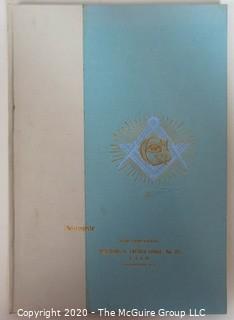 Two Vintage Souvenir Books - National Press Club 1958 & Washington DC Masonic Lodge 1903