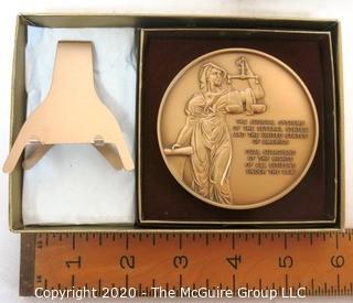 US Supreme Court Brass Medallion in Box