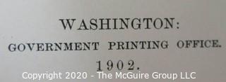 Antique 1900's Washington DC Park and City Planning Books with Maps