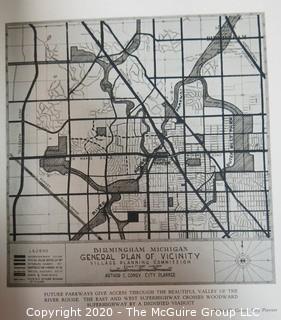 Antique 1900's Washington DC Park and City Planning Books with Maps