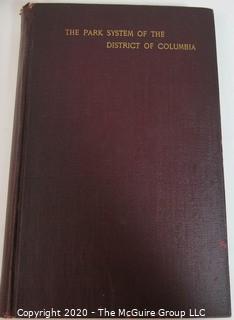 Antique 1900's Washington DC Park and City Planning Books with Maps