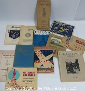 Group of Paperback Books & Booklets from Around Washington DC - CHECK LOT NUMBER