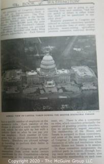 Four Antique Books About Washington DC with Many Photos.  Includes National Park Seminary School for Girls, Forest Glen. 