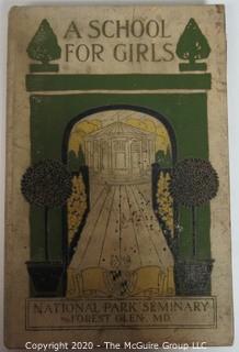 Four Antique Books About Washington DC with Many Photos.  Includes National Park Seminary School for Girls, Forest Glen. 