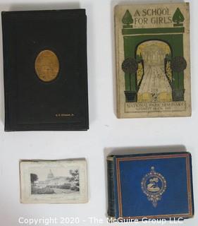 Four Antique Books About Washington DC with Many Photos.  Includes National Park Seminary School for Girls, Forest Glen. 