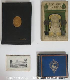 Four Antique Books About Washington DC with Many Photos.  Includes National Park Seminary School for Girls, Forest Glen. 