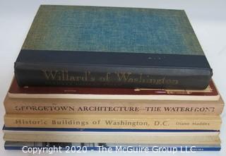 Group of Books about Washington DC Local Landmarks.  Includes Willard Hotel, Union Station. Georgetown, 