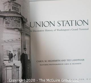 Group of Books about Washington DC Local Landmarks.  Includes Willard Hotel, Union Station. Georgetown, 