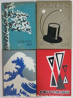 Four Vintage Yearbooks From Central High School, Bridgeport Connecticut. 1960's
