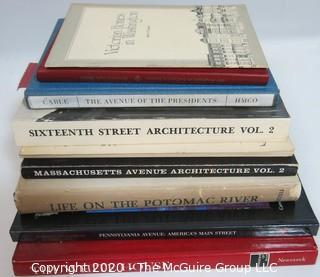 Large Group of Washington DC Books. Includes Architecture. 