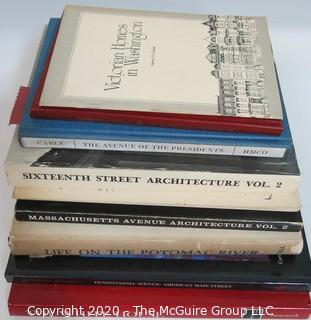 Large Group of Washington DC Books. Includes Architecture. 