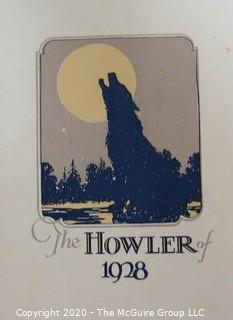 Two Vintage Year Books: 1928 The Howler, Wake Forest University & 1927 The Porphyrian, Kentucky Wesleyan College