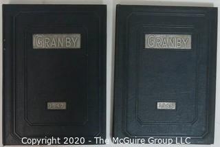 Two Vintage Yearbooks.  Granby High School, Norfolk Virginia 1947 & 1948