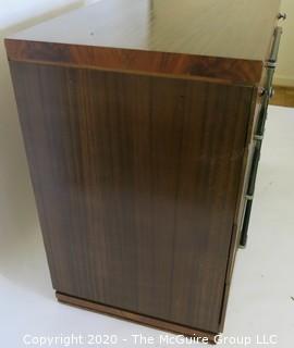 Art Deco Dresser Made of Highly Figured Book-Matched Veneers (matching pieces to the set are found in Lots 82 and 83). 48" wide 22" deep,  35"tall