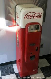 Model V-44 Coca-Cola Coke Vendo Vending Machine; working condition; 17W x 22D x 57.5"Tall  