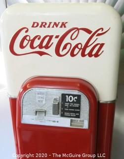 Model V-44 Coca-Cola Coke Vendo Vending Machine; working condition; 17W x 22D x 57.5"Tall  