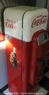 Model V-44 Coca-Cola Coke Vendo Vending Machine; working condition; 17W x 22D x 57.5"Tall  