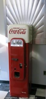 Model V-44 Coca-Cola Coke Vendo Vending Machine; working condition; 17W x 22D x 57.5"Tall  