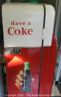 Model V-44 Coca-Cola Coke Vendo Vending Machine; working condition; 17W x 22D x 57.5"Tall  