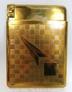 Vintage 1950's Mid Century Modern Royal Case Lite Cigarette Case & Lighter