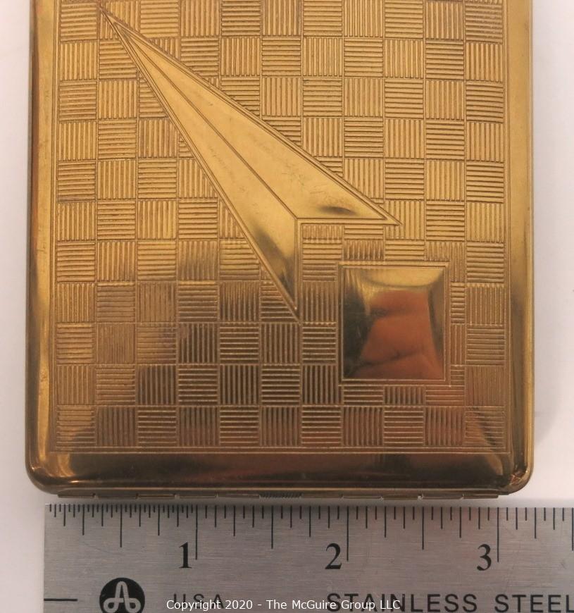 Royal Caselite Vintage Cigarette Case & Lighter