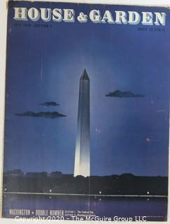 Group of Vintage Washington DC Menus and Memorabilia 