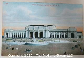 Vintage Scrapbook Full of Washington DC Postcards