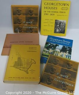 Group of Washington DC & Georgetown Themed Books