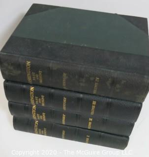 Four Volume Set of Washington DC Past & Present by John Clagett Proctor 1930