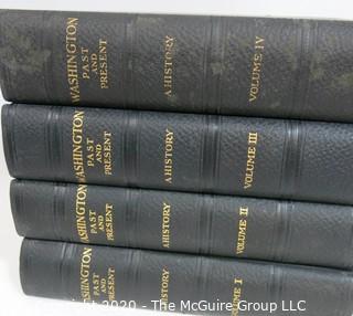 Four Volume Set of Washington DC Past & Present by John Clagett Proctor 1930