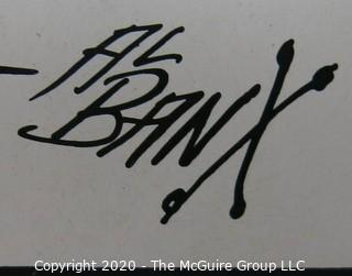 Vintage Al Banx Signed Cartoon Board, Measures approximately 14" x 11".