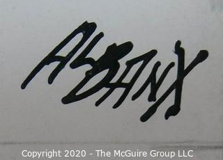 Vintage Al Banx Signed Cartoon Board, Measures approximately 14" x 11".