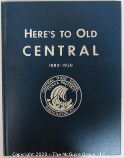 Vintage Central High School Yearbook, Washington DC 1950