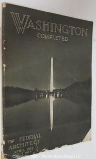 The Federal Architect Magazine April 1937, Washington Completed