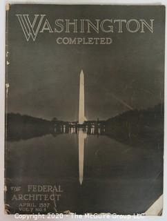 The Federal Architect Magazine April 1937, Washington Completed