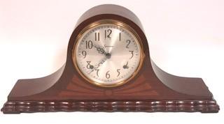 Eight Day Sessions Mantel Clock in Wood Case