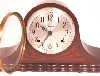 Eight Day Sessions Mantel Clock in Wood Case