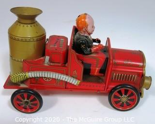 Vintage Battery (light) Fire Pump Truck Toy Made by TM Modern Toys in Japan. Incomplete. Description revised 12/10/20 5:00 pm 