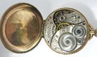 Ladies Elgin 10kt Rose Gold Pocket Watch.  Needs Repair.  Engraved on Back. 