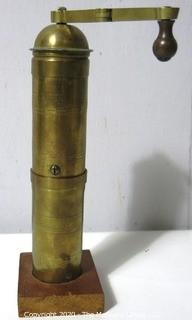 Brass Peter Deines Pepper Grinder 