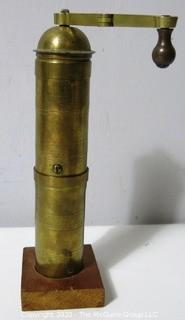 Brass Peter Deines Pepper Grinder 