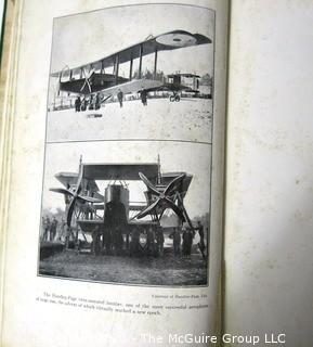 Military Aeroplanes, 1918 Edition by Grover C Loening, Classic Aviation Book {there appear to be pages missing or cut out from book}