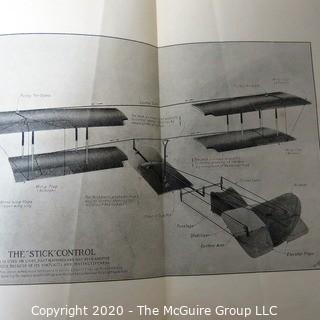 Military Aeroplanes, 1918 Edition by Grover C Loening, Classic Aviation Book {there appear to be pages missing or cut out from book}