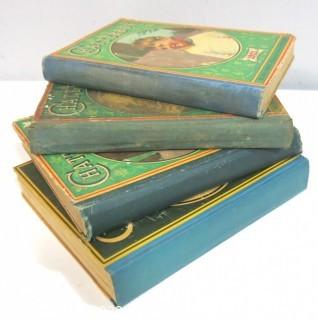 Four Vintage Chatterbox Books, From the Children's Book Series. Dated 1919, 1923 & 1930.