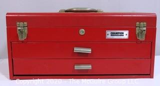 Red Champion Tool Chest with Drawers