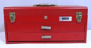 Red Champion Tool Chest with Drawers