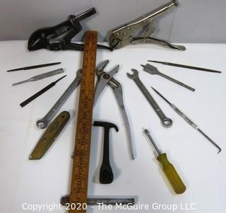 Collection of Tools including Clamping Pliers 