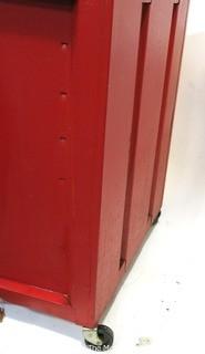 Champion Red Five Drawer Metal Tool Chest on Castors 