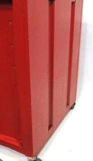 Champion Red Five Drawer Metal Tool Chest on Castors 