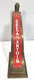 Art Deco Bronze Stella Artois Beer Tap From a Pub in Antwerp.  